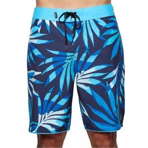 O'Neill NWT Men's Hyperfreak Incog Board Shorts SZ 32 Strech 19” Above the Knee